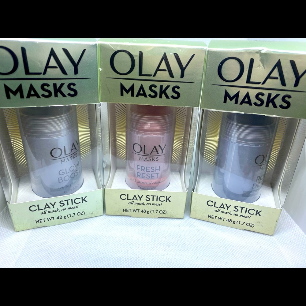 Lot Of 3 OLAY STICK MASKS